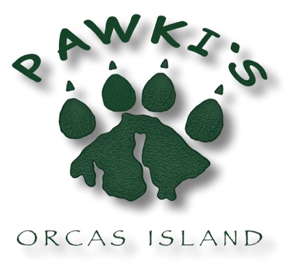 Pawki's Orcas Island Logo
